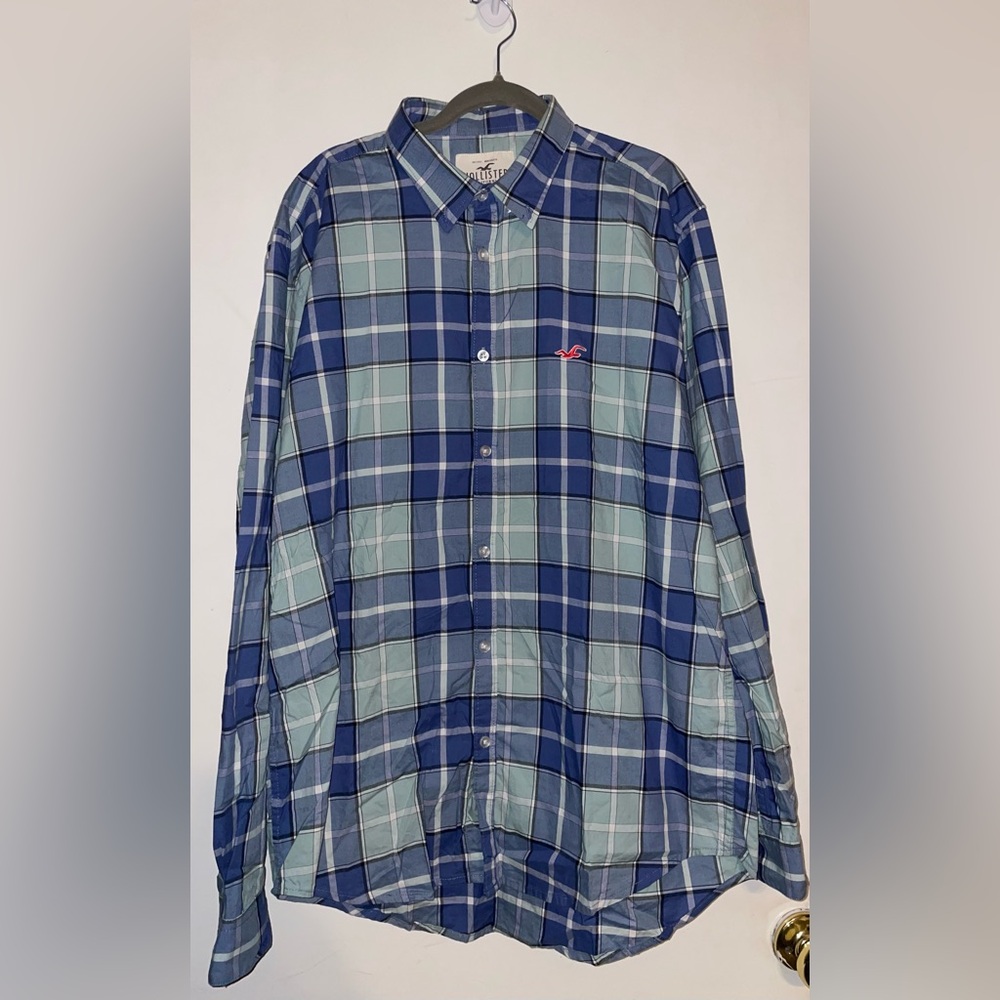 Hollister Mens Button Up Size XXL
